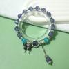 Pulsera de Ojo de Gato Mariposa Blanca/Azul/Morada/Verde/Rosa para Mujer Moda Elegante Más Fácil de Combinar Pulsera de Temperamento Transmisión en Vivo Nuevo Estilo Caliente