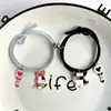 Pulsera Magnética de Dibujos Animados para Mejor Amiga Pareja Kumi y Mei Di para Mujer, Lindo Regalo de Celebridad de Internet para Novio, Pulsera Pequeña de Goma