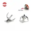 Pendientes de Aleación de Titanio F136 con Cuatro Garras, Accesorios para Uñas de Labio, Soporte de Flor de Corte Rosa, Soporte de Cuenco G23, Venta Directa del Fabricante de Joyería