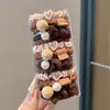 Gomas para el pelo de niños, nuevo estilo 2026, con diseño de lazo, bandas elásticas para el pelo para niñas, suaves con el pelo, alta elasticidad, círculos para coleta, accesorios para el pelo