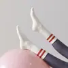 Calcetines Deportivos Profesionales, Calcetines de Fitness para Interior, Calcetines de Yoga, Calcetines de Media Caña para Mujer, Calcetines de Primavera y Otoño, Calcetines de Silicona Transpirables Antideslizantes para Aeróbicos
