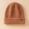 Gorro Cálido 100% Cachemir Puro para Hombres y Mujeres, Nuevo Gorro de Lana Tejido de Invierno, Gorro Casual, Gorro para el Frío al Aire Libre