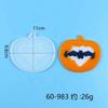Colgante de Halloween DIY Molde de Silicona Decorativo Una variedad de luces de calabaza fantasma Colgante de Halloween