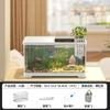 Kuo Ting Hogar Nuevo Acuario Pecera Escritorio Ecológico Plástico Transparente Sala de Estar Paisaje Pequeño y Mediano Personas Perezosas Cambiar Agua