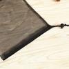 Bolsa de Malla con Cordón Gruesa Nueva Bolsillo de Malla con Cordón Negro Bolsa de Malla con Cordón Antipolvo para Almacenamiento Venta Directa de Fábrica