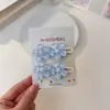 Horquilla de Flor Rosa Fresca de Verano Estilo Japonés Dulce y Bonita Pinza de Pato Lateral para Niña Joyería para el Cabello Accesorios para el Cabello