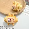 Juguete de Comida Pan Artificial TV Casa Pequeña Joyería DIY Pegamento de Crema Agujero de Pasador Hebilla de Zapato Accesorios Decorativos de Resina