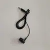 Fones de ouvido intra-auriculares de lado único, fones de ouvido com fio descartáveis de orelha única para uso em trens de alta velocidade, museus e aviação.