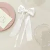 Pasador de horquilla de lazo de cinta para niña, pasador de estilo coreano, simple, versátil, de alta calidad, para recogido a medias, accesorios para el cabello