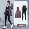 Ropa de Yoga para Mujer Conjunto de Pantalones Largos Holgados y Sudadera Otoño e Invierno Talla Grande Ropa de Gimnasio para Correr para Chicas con Sobrepeso Fitness