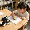 Aplicadores de Esponja para desenho com o dedo Esponja ponta do dedo Ferramenta de desenho com esponja Ferramenta de espuma 3G