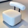 Taburete Bajo Doméstico Taburete con Ruedas Universal Sala de Estar Respaldo de Alto Valor Taburete Pequeño Taburete de Sofá Simple Taburete Oculto Móvil