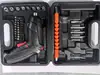 Destornillador Eléctrico Doméstico de 47 Piezas, Juego de Herramientas Eléctricas, Destornillador Eléctrico, Carga por Cable de Datos, Juego de Herramientas de 46 Piezas