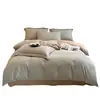 Conjunto de cama de quatro peças, grau A, espessado, 100% algodão, escovado, nova coleção outono/inverno 2026, algodão puro, capa de edredom antiácaro, lençol de cama e fronha