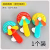Ventilador pequeño manual, silencioso, de presionar con la mano, portátil, de mano, juguete para niños, mini ventilador de manivela, portátil tipo prensa, modelo nuevo