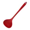Espátula de silicona para sopa transfronteriza, juego de 11 piezas, espátula de silicona antiadherente, espátula de mango extendido, silicona de grado alimenticio, utensilios de cocina