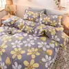Tecido para Cama 4m Grande Tecido Floral Cortina Divisória Tecido para Sofá Xadrez Floral Lençol Capa de Edredom Tecido Amigo da Pele