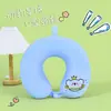 Almohada de Espuma Viscoelástica en Forma de U de Dibujos Animados de Panda Almohada de Viaje Almohada Portátil Almohada para el Cuello Cervical Almohada para la Siesta de Estudiantes Almohada de Dibujos Animados en Forma de U