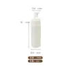 Botella rociadora de espuma de PE de fábrica, botella de detergente seco para chaqueta de plumas, botella de plástico espumante para limpiador facial, botella de mousse de química diaria
