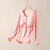Nueva blusa de lactancia modal con hebilla frontal, ropa de confinamiento holgada, ropa de maternidad, ropa de casa de talla grande, venta al por mayor