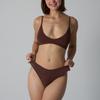 Conjunto de Sujetador para Todas las Tallas, Conjunto de Sujetador y Ropa Interior sin Relleno, Conjunto de Ropa Interior Transpirable y con Sensación de Segunda Piel para Mujer