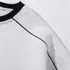 Sudadera de Estilo Americano Cleanfit para Hombre, Nueva Camisa Base Holgada de Cuello Redondo para Primavera y Otoño, Camiseta de Manga Larga de Color Sólido de Marca de Moda
