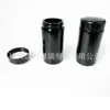 Material negro, botella de vidrio violeta, botella resistente a la luz fabricada en fábrica, recipiente resistente a los rayos UV, tapa de resina fenólica, junta morada
