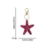 Patches Bordados Transfronteiriços Feitos à Mão com Contas de Coqueiro e Estrela do Mar para Bolsas, Capas de Celular, Acessórios de Roupa, Roupas DIY