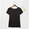 Camiseta Deportiva de Manga Corta Ligera y Transpirable, Cuello Redondo, Secado Rápido, Elástica y Dry-Fit para Yoga, Deportes y Running, para Usar en Capas