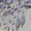 Tomoni Calcomanías para Uñas Jelly Caperucita Roja Explosivas Papelería Calcomanías para Uñas Calcomanías de Mariposa Metálica