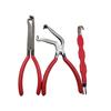 Pinzas multiusos rectas y curvas para cableado automotriz, cortadores en ángulo, pinzas para tubos de aceite, pinzas de desconexión, extractor de agujas, palanca de conexión