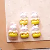 Celebridad de Internet Conejo Fresa Dibujos Animados Accesorios para Uñas Lindo Estéreo Piruleta Helado Accesorios para Uñas Pegamento de Crema DIY