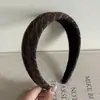 Diadema de Punto Rayada Ancha Estilo Coreano Elegante para Mujer, Diadema Versátil de Alta Gama para Uso Diario, Lavado de Cara y Peinado
