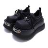 Estilo Japonês Sola Grossa Milennial Harajuku Estilo Garota Popular Sapatos Plataforma Sola Grossa 2024 Primavera Retro Plataforma Sapatos de Couro Sapatos Punk