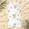 Toalla de Playa Sanrio Patrón de Dibujos Animados para Niños Gato Kitty Estampado Toalla de Baño Microfibra Secado Rápido para la Playa Toalla de Natación