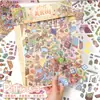 Art Blue 165.0 Pegatinas de Paisaje Pegatinas de Escena Miniatura 3D Pegatinas Lindas para Diario Pegatinas para Juguetes Hechos a Mano DIY