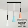 Nuevo candelabro para comedor, diseño de tres cabezas, mesa de comedor simple, estilo popular, lámpara de noche para dormitorio, lámpara creativa para barra de bar, arte de madera y hierro