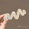 Pinza para el pelo de punto floral vintage de otoño e invierno, pinza lateral para mujer, accesorio para el pelo elegante y sofisticado, pinza para flequillo