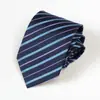 8 cm Mão Gravata Gravata Vestido de Negócios Masculino Preto Puro Acessórios de Trabalho Profissional Noivo de Casamento Listras Vermelhas de Vinho