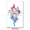 Pegatina de Tatuaje Pegatina de Tatuaje para Mujer Flor Brazo Medio Brazo Set de Pegatinas de Tatuaje