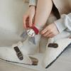 Calcetines Mujer Muñeca de Dibujos Animados Calcetines de Media Caña Otoño e Invierno Nuevos Calcetines Lindos Algodón de Doble Aguja Calcetines Deportivos Estilo Japonés Calcetines para Mujer