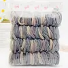 Diadema Elástica para el Cabello de Nylon de Alta Calidad, Color Té con Leche, Gruesa, Sin Pilling, Sin Costuras, Cuerda Suave y Amigable con la Piel, Empaquetada en Tarjeta