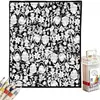 Manta Kaelidoras DIY para Colorir para Adultos, 50X60 Polegadas Velve