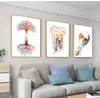 Escritório de Educação Médica Tela Pintura em Tela de Anatomia Humana Músculo Pintura Artística Pintura Aquarela Personagem Pintura Decorativa Núcleo