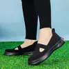 Zapatos para Caminar Modelo Nuevo 2026 para Mujeres Mayores, Estilo Verano, Suela Suave, Sandalias de Malla Slip-On Transpirables para Mujeres