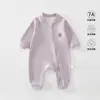 Ropa para Bebé Estilo Primavera y Otoño Romper con Cremallera de Lana y Seda Traje para Gatear Para Salir Niños y Niñas Ropa para el Hogar Fábrica de Origen