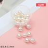 Perlas de imitación ABS para realzar, accesorios de bricolaje, pulseras, collares, joyas con cuentas, cuentas sueltas no porosas.