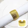 Venda Direta de Fábrica de Porta-Guardanapos de Metal, Argolas Simples para Guardanapos, Argolas Douradas para Guardanapos, Porta-Toalhas