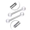 Comercio Electrónico Transfronterizo Popular Set Mixto de 8 Piezas Sexy Sexy Moda Anillo de Corazón Piercing Joyería Anillo para la Lengua Clavo para la Lengua