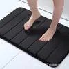 Mancha acolchada de forro polar de coral acolchado bordado alfombrilla de suelo alfombrilla de suelo de baño alfombrilla para puerta de entrada alfombrilla de suelo absorbente para baño al por mayor
